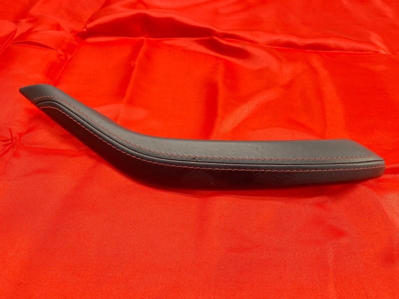 14-19 BMW F85 F86 X5 X6 Left Interior Door Handle Leather Trim Cover Black OEM✅