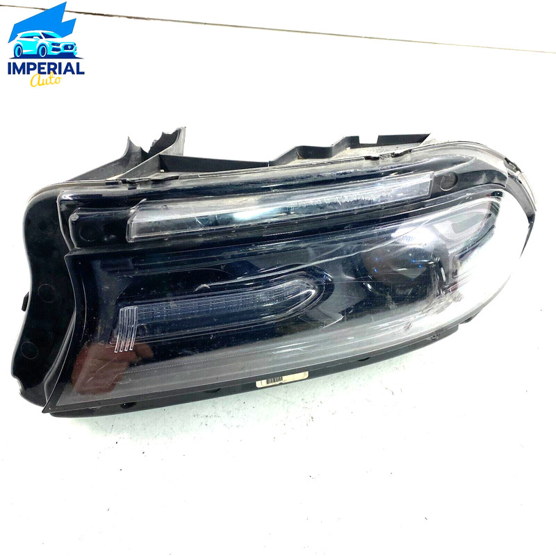 !DEFECT! 2016-2018 DODGE CHARGER LEFT DRIVER HEADLIGHT HEADLAMP HALOGEN OEM