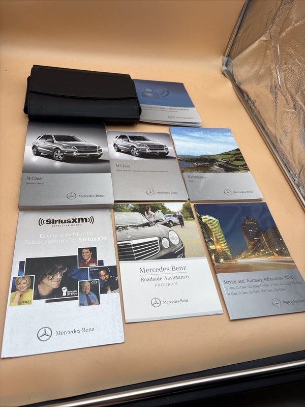 2013 MERCEDES-BENZ M CLASS OWNERS MANUAL Warranty Maintenance With Case Included