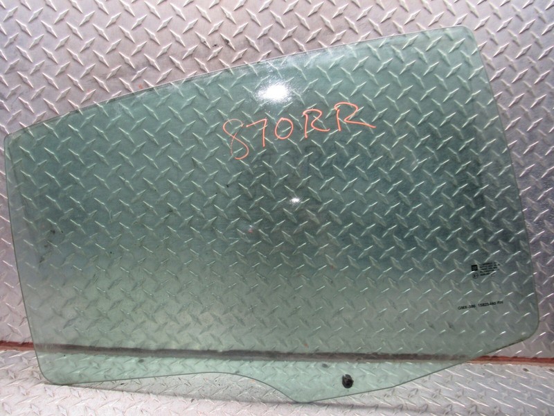 08 - 12 CHEVY MALIBU( 08 NEWSTYLERIGHT PASSENGER REAR DOOR WINDOW GLASS