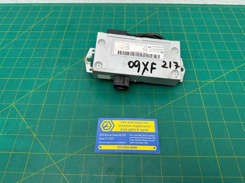 09-11 JAGUAR XF XFR HARMAN BECKER USB AUX AUDIO CONTROL MODULE W/ CABLE OEM