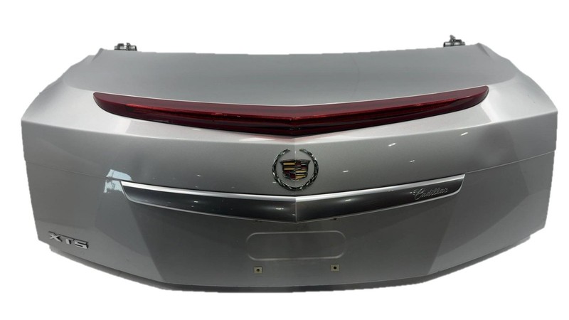 2013-2017 Cadillac XTS Rear Trunk Decklid Silver W/ Camera Has Scratch Dent OEM