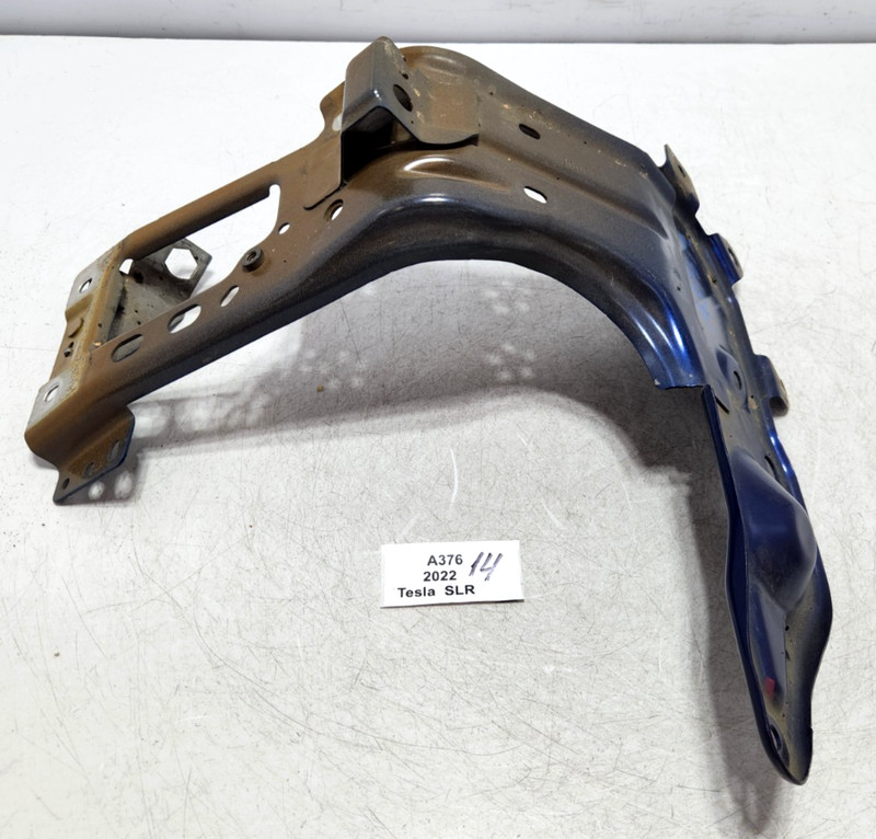 ✅ 2021-2025 OEM Tesla Model S Front Left Driver Inner Panel Shotgun Bracket Blue