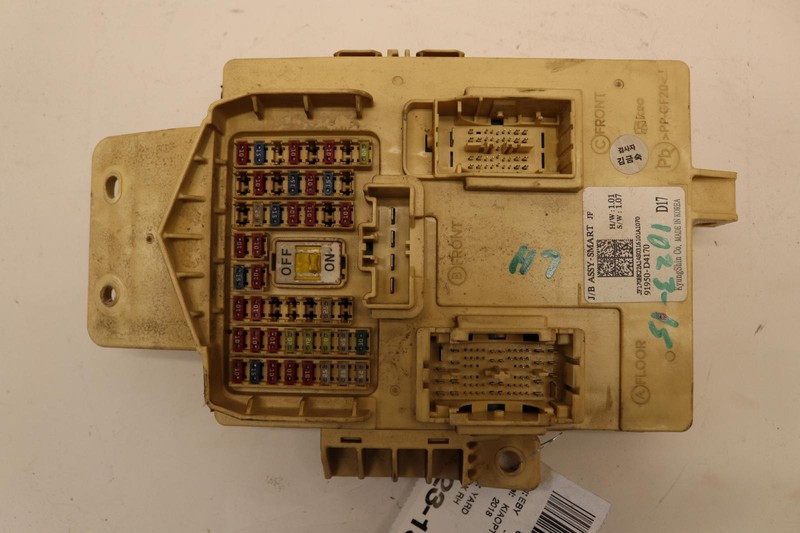 2016-2018 KIA OPTIMA 2.4L UNDER DASH POWER JUNCTION DISTRIBUTION FUSE BOX OEM