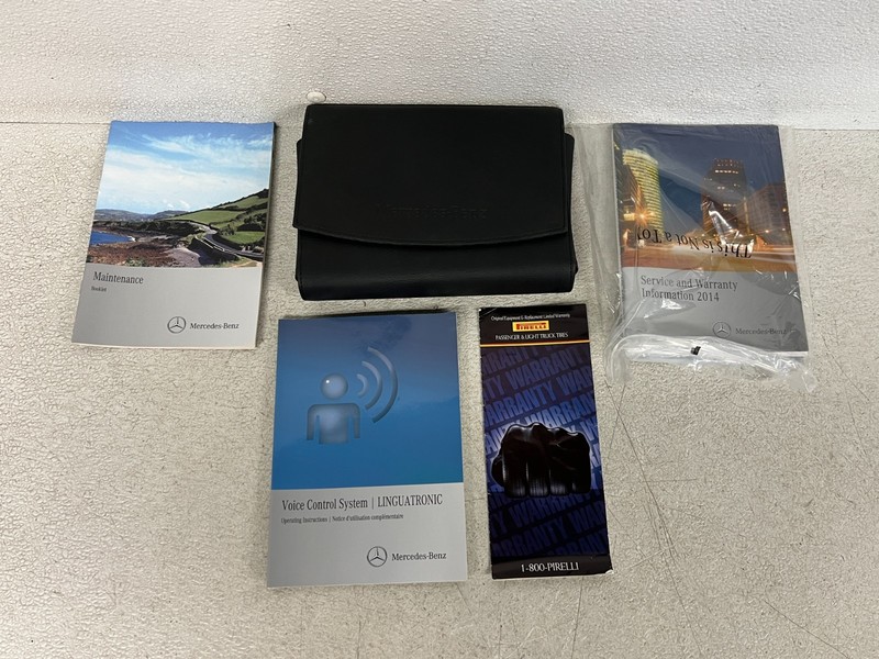 ⭐2014 MERCEDES-BENZ S550 OWNERS OPERATORS MANUAL GUIDE WITH CASE SET OEM LOT2707