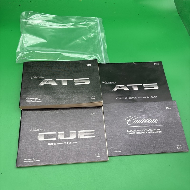 2013 CADILLAC ATS OWNERS MANUAL With free Shipping Infotainment With Cover