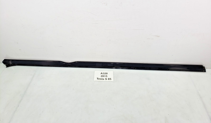 ✅ 2012-2020 OEM Tesla Model S Left Rocker Panel Moulding Scuff Plate Blue PMMB*