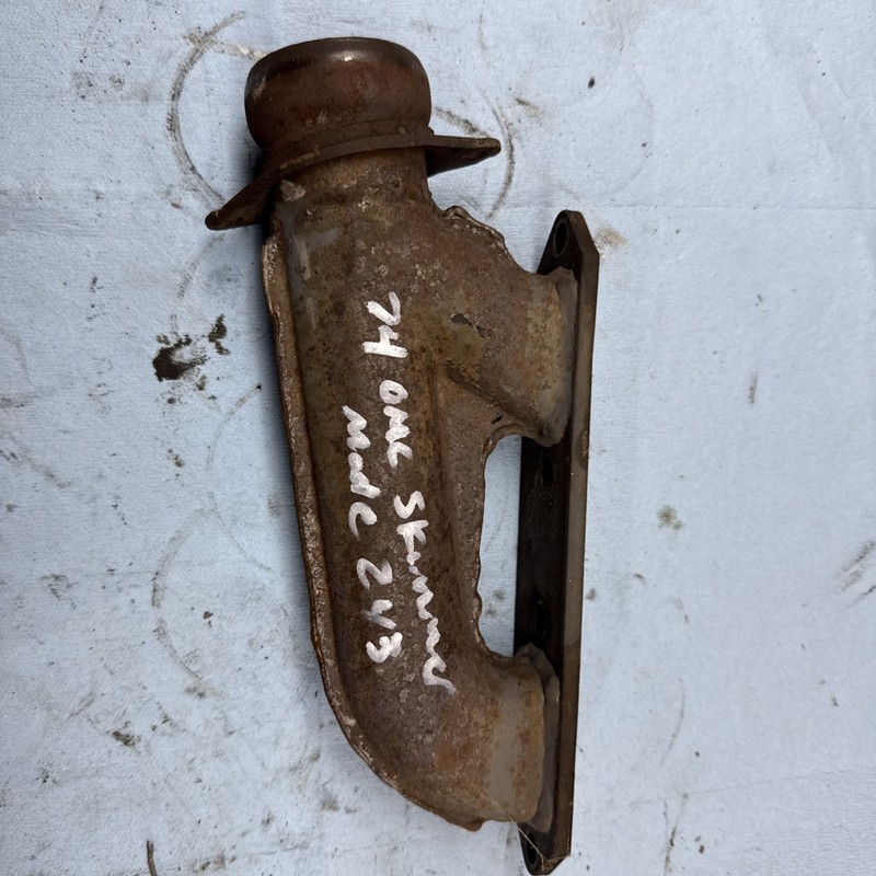 1974 Omc Evinrude Skimmer 440 Model 243 Vintage Snowmobile Exhaust Manifold Good