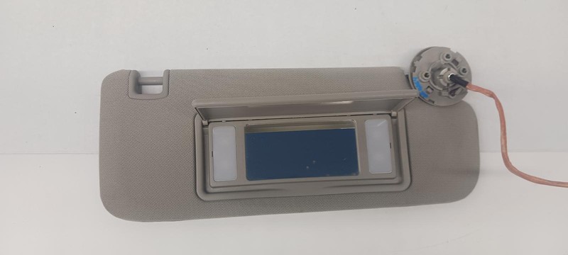 12-'17 BUICK VERANO right passenger Sun visor w/light OEM gray Grade A!