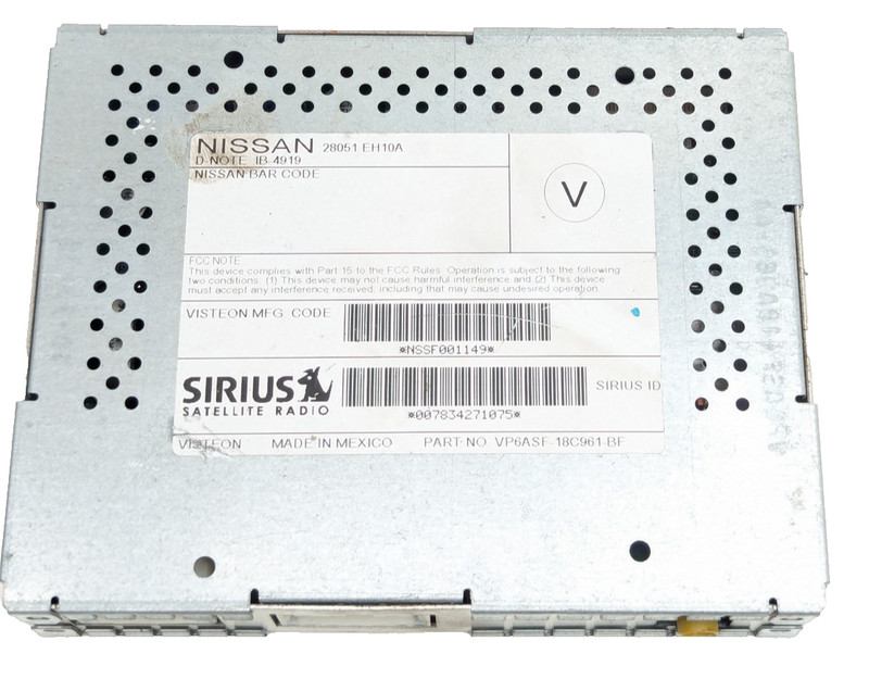 05-08 Nissan Infiniti Sirius Satellite Radio Tuner Control Unit OEM 28051-EH10A