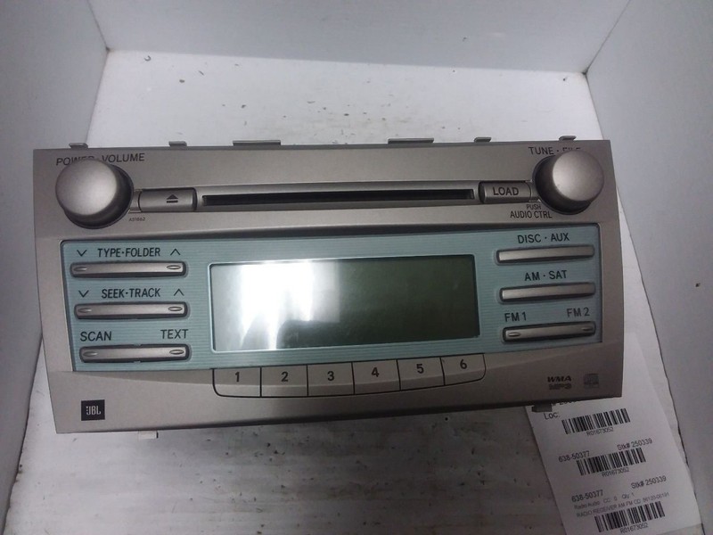 Radio Receiver AM FM With CD Fits 07-09 CAMRY 86120-06191