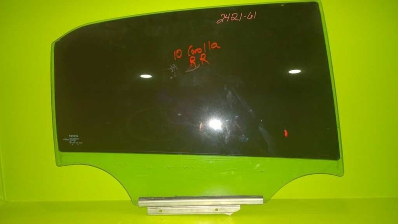 09 10 11 12 13 COROLLA S PASSENGER RIGHT REAR WINDOW DOOR GLASS 2421-61