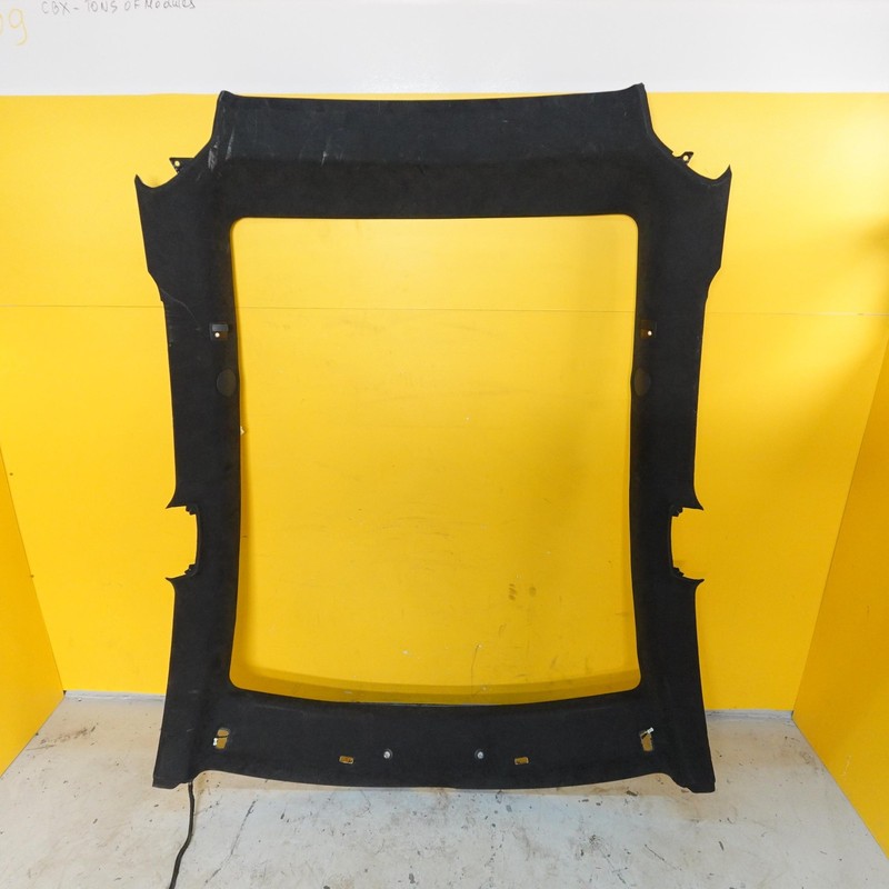 2021-2025 TESLA MODEL S OVERHEAD SUNROOF HEADLINER GLASS CEILING COVER BLACK OEM