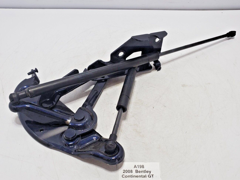 ✅ 2003-2012 OEM Bentley Continental GT Front Left Driver Side Hood Hinge Black