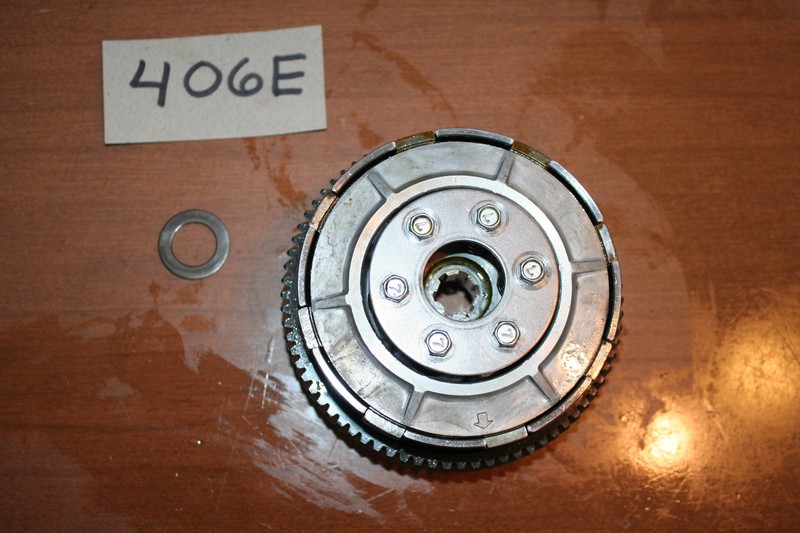 1999 Kawasaki KE 100 Clutch Basket Assembly OEM 99 A