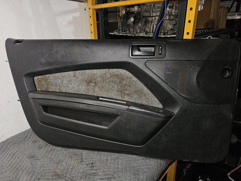 10-14 Mustang *-Trim* Charcoal Black Driver LH Left Door Trim Panel OEM