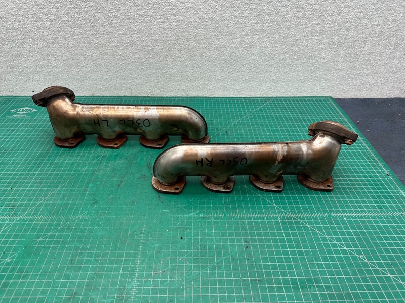 00-06 Mercedes-Benz CL500 C215 - LEFT & RIGHT EXHAUST MANIFOLD HEADER SET OEM