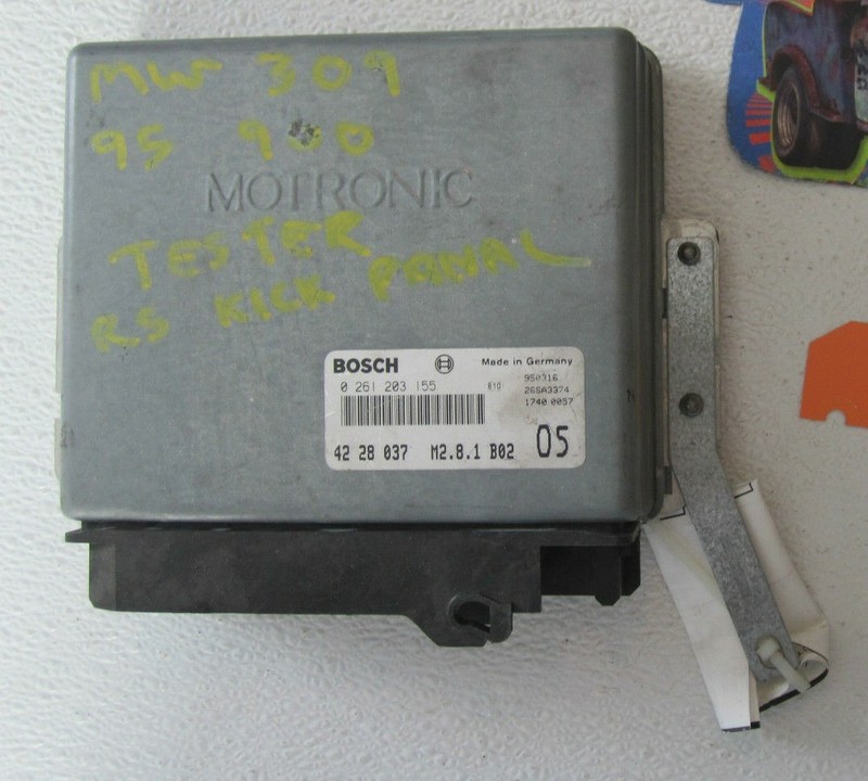 ENGINE COMPUTER ECM V6 2.5L MOTOR CONTROL AUTOMATIC TRANSMISSION ECM SAAB 900 95