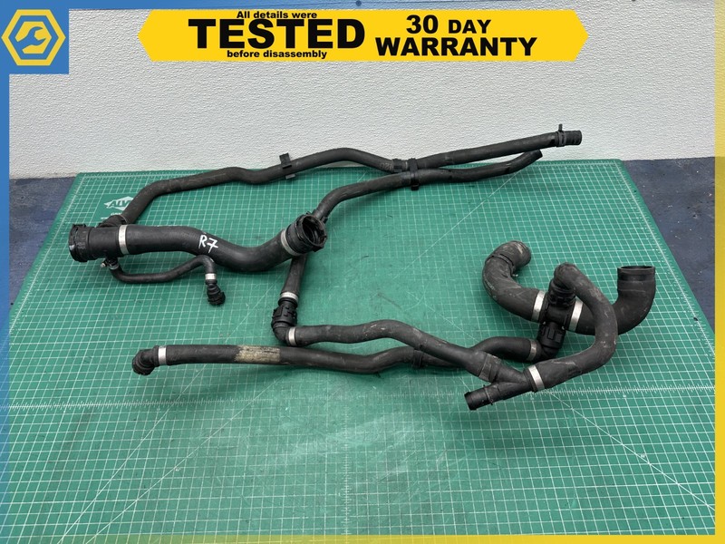 12-16 BMW 328i 428i RADIATOR COOLANT HOSE PIPE LINE SET OEM