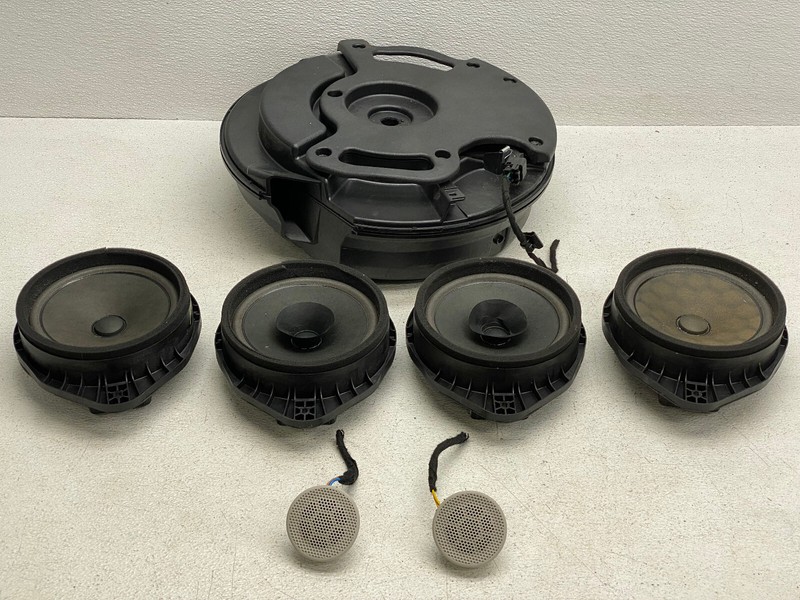 2017-2019 BUICK ENCORE SUBWOOFER TWEETER SPEAKER SET OF 7 OEM LOT677