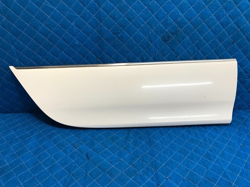01-03 LEXUS LS430 REAR RIGHT PASSENGER EXTERIOR DOOR MOLDING TRIM WHITE OEM