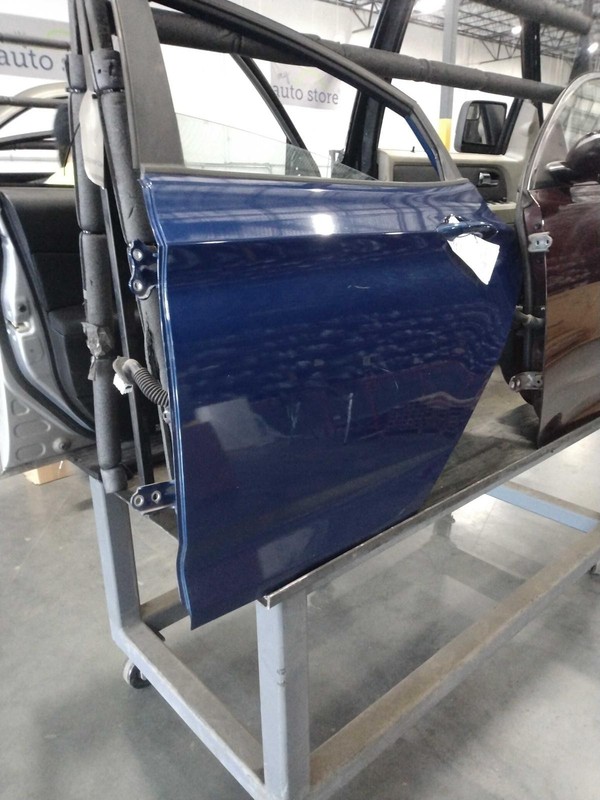 2016 Hyundai Accent Left Rear Door Blue Good Condition No Rust 148594
