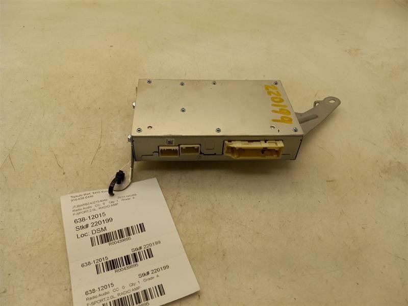 18-19 LEXUS NX300 RADIO/STEREO AUDIO AMPLIFIER UNIT ASSEMBLY