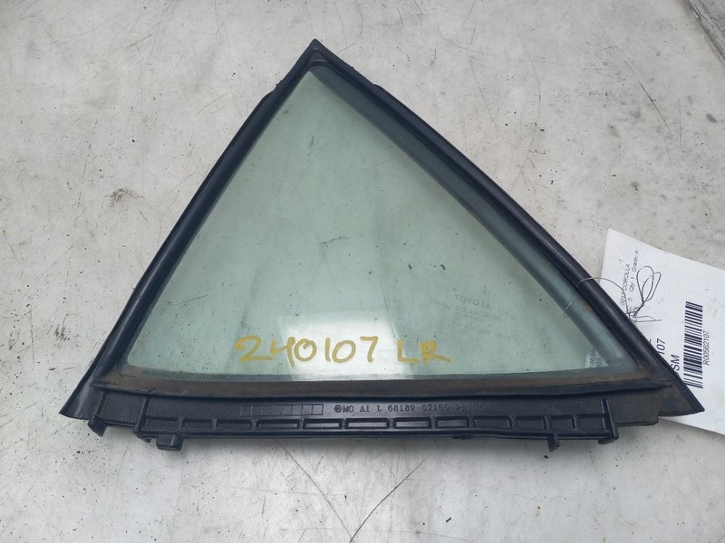 14-19 TOYOTA COROLLA REAR DRIVER LEFT DOOR VENT GLASS