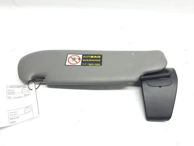 Porsche Boxster 986 Right Sun Visor Shade Panel Passenger Gray 99656160800