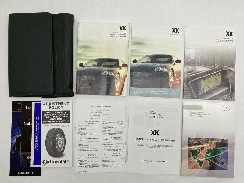 Owners Manual 2006 Jaguar XK 81080