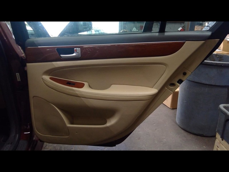 GENESIS 2013 Passenger Right Rear Door Trim Panel Rear 1669234