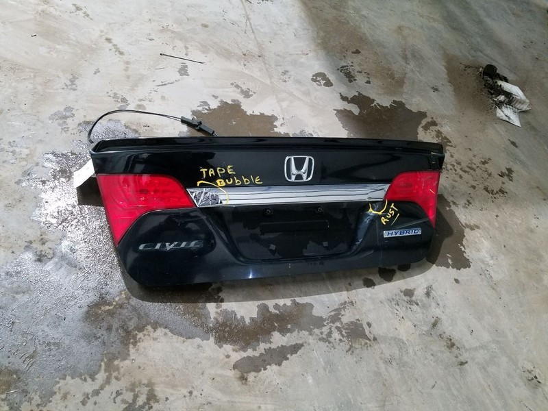 Trunk/Hatch/Tailgate Sedan Without Keyhole With Spoiler Fits 08-11 CIVIC 308521