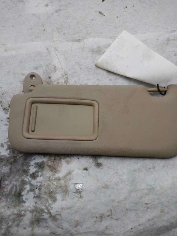 2016 Toyota Corolla Black Sun Visor Used OEM Part 453169 4DR SED