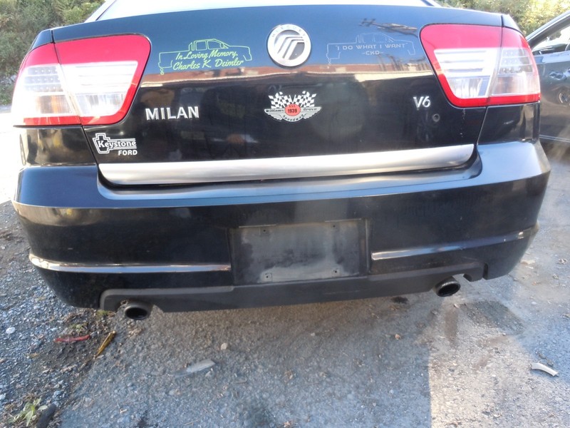 2006-2009 Mercury Milan Rear Bumper Cover W/O Park Assist OEM UA