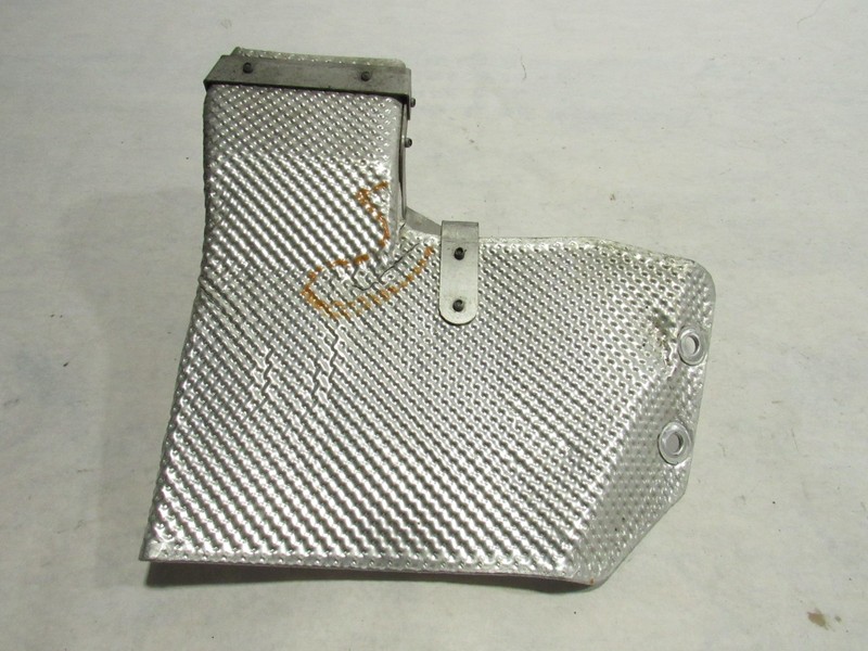 15-19 Ferrari 488 Spider 2017 Left Driver Heat Exchanger Shield Cover ;@2