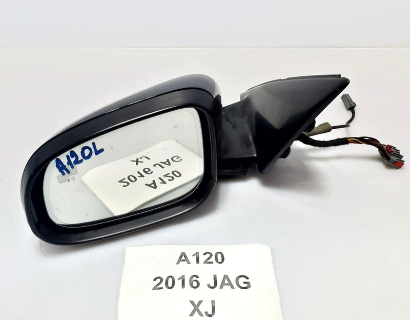 ✅ 16-19 OEM Jaguar XJ XJR X351 Left Driver Side Rear View Mirror Black w/ Camera