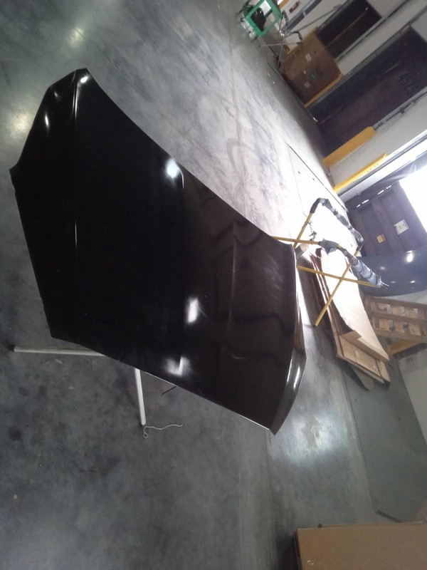 2015 KIA K900 OEM Black Hood Panel, Used, 664003T000, 100K Mileage