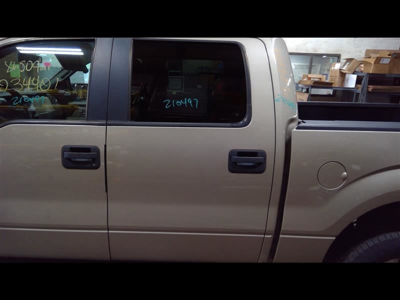 Driver Rear Side Door Crew Cab 4 Door XLT Tan Fits 09-14 FORD F150 PICKUP 783038