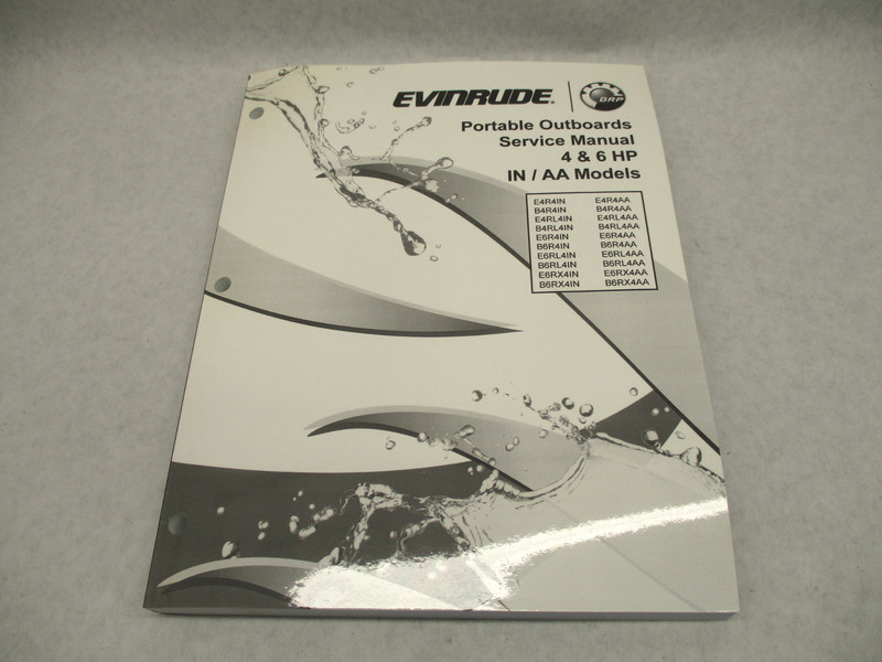 5008849 BRP Evinrude Portable Outboard Service Repair Manual 4-6 HP 2012 IN/AA