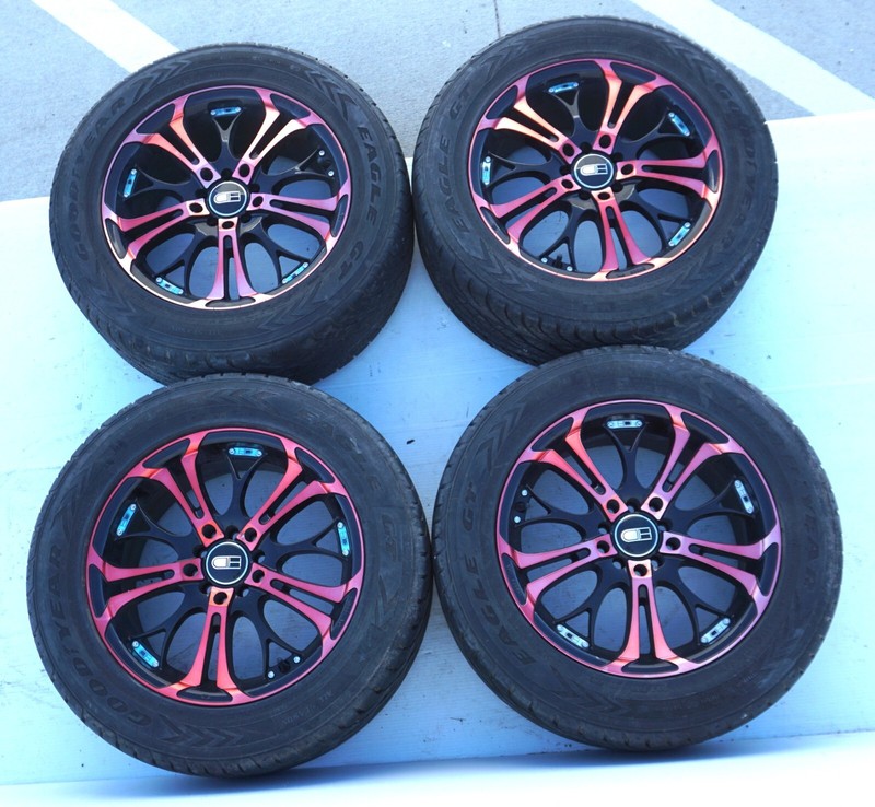 HD WHEELS RIMS & TIRE GOODYEAR EAGLE GT 225/55 r16 4x114 4x100