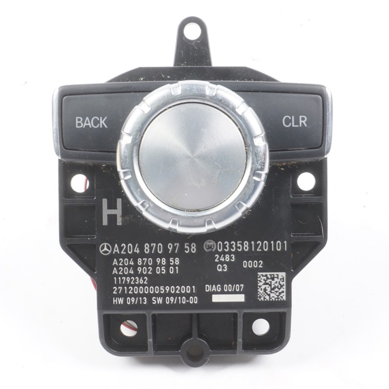 2008 - 2015 Mercedes E350 C300 C350 Console Head Unit Controller Knob Switch