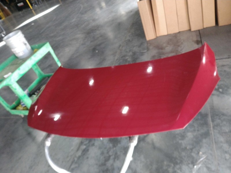 2016 KIA Forte Hood Panel OEM Red 66400A7000 4DR SED Used 119k Miles