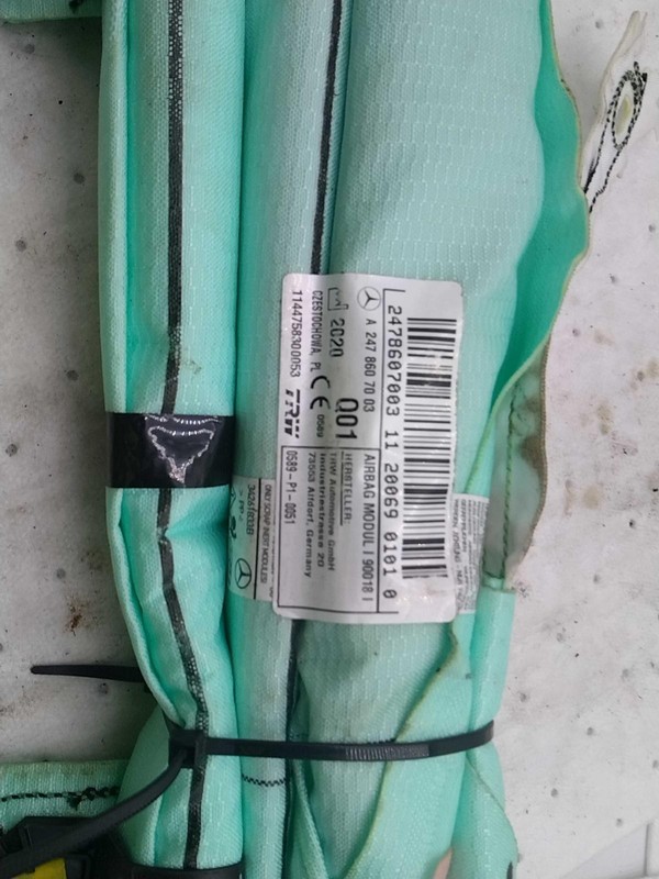 2021 Mercedes-Benz GLA-Class Curtain Air Bag Right White 722115 103K Miles
