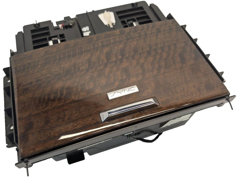 2015-2020 FORD F-150 CENTER CONSOLE SLIDING STORAGE TRAY TRIM - WOOD