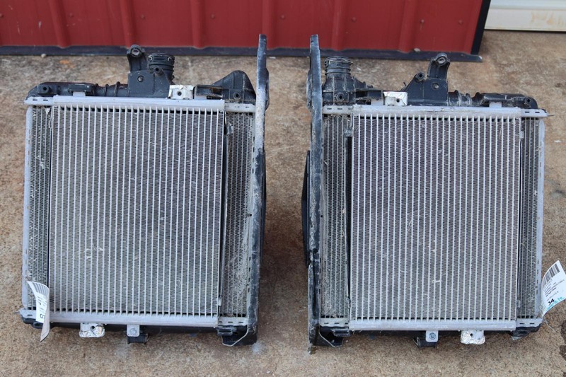 2005-2012 PORSCHE BOXSTER 3.2L M/T ENGINE COOLING FAN RADIATOR SET OEM