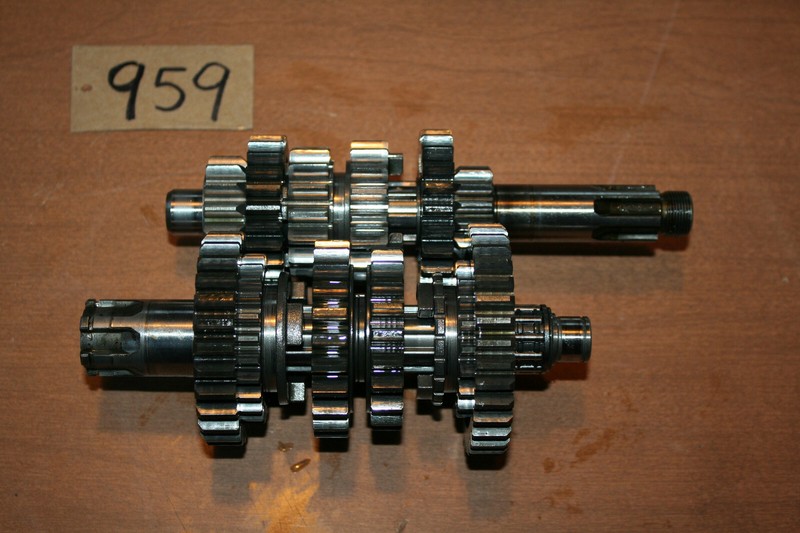 1986 Kawasaki KDX 200 Transmission Gears Mainshaft Countershaft OEM 86 C