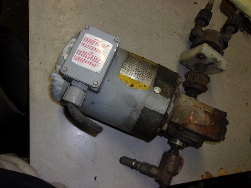 Baldor VWDM3538 Three Phase Washdown Motor w/ Gearbox Assembly *FREE SHIPPING*