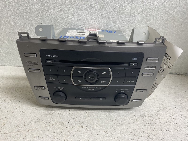2009-2010 Mazda 6 NON-NAV NON-TRIP Radio Stereo 6 Disc CD GS3L 669 R0D