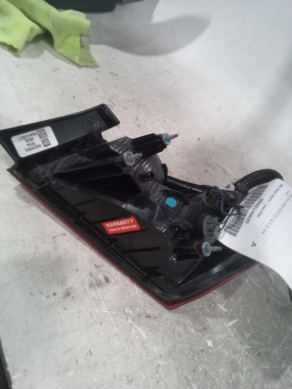 2016 Chevrolet Malibu Left Tail Light Assembly Grey Used OEM 45561 Scratches