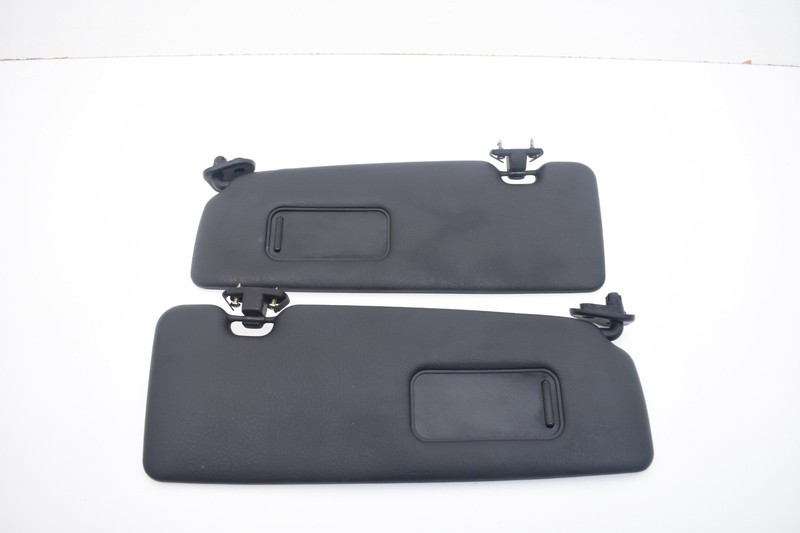 2003 BMW E46 330ci CONVERTIBLE LEFT & RIGHT SUN VISORS SET PAIR BLACK OEM KW90
